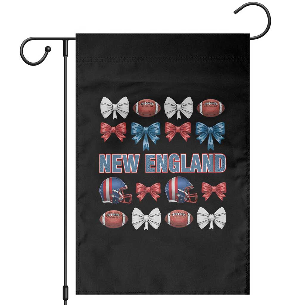 Coquette NE Football Fan Garden Flag Gift For Women TS12 Black Print Your Wear