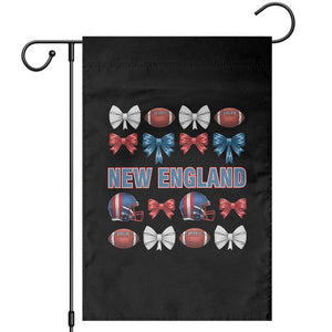 Coquette NE Football Fan Garden Flag Gift For Women TS12 Black Print Your Wear