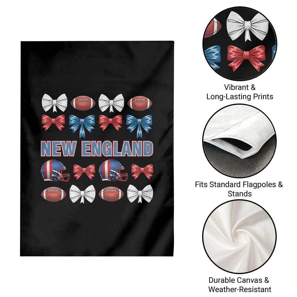 Coquette NE Football Fan Garden Flag Gift For Women TS12 Print Your Wear