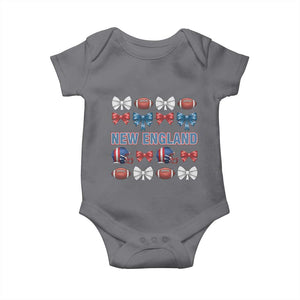 Coquette NE Football Fan Baby Onesie Gift For Women TS12 Charcoal Print Your Wear