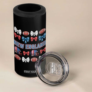 Coquette NE Football Fan 4 in 1 Can Cooler Tumbler Gift For Women TS12 Print Your Wear