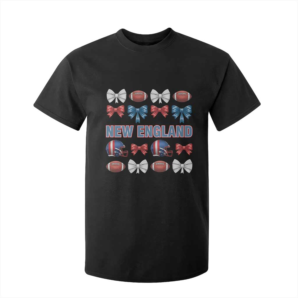 Coquette NE Football Fan T Shirt For Kid Gift For Women TS12 Black Print Your Wear
