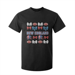 Coquette NE Football Fan T Shirt For Kid Gift For Women TS12 Black Print Your Wear