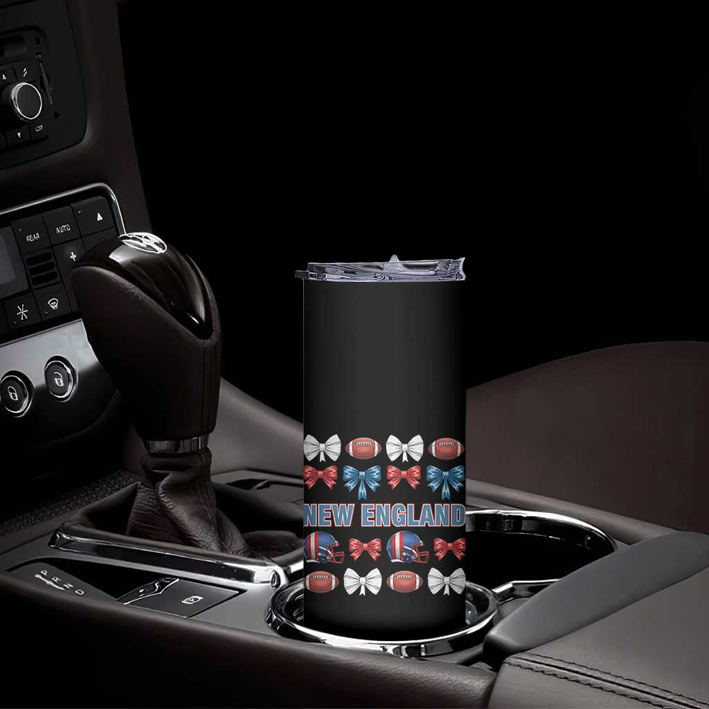Coquette NE Football Fan Skinny Tumbler Gift For Women TS12 Print Your Wear