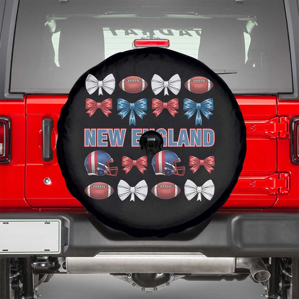 Coquette NE Football Fan Spare Tire Cover Gift For Women TS12 Black Print Your Wear