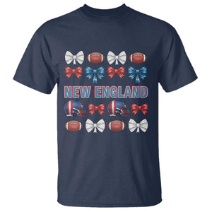Coquette NE Football Fan T Shirt Gift For Women TS12 Navy Print Your Wear