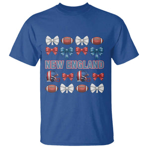 Coquette NE Football Fan T Shirt Gift For Women TS12 Royal Blue Print Your Wear