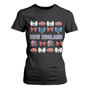 Coquette NE Football Fan T Shirt For Women Gift For Women TS12 Black Print Your Wear