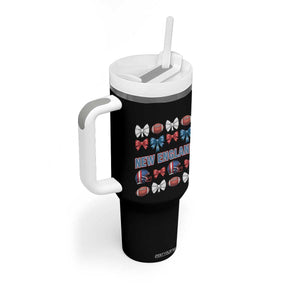 Coquette NE Football Fan Tumbler With Handle Gift For Women TS12 Print Your Wear