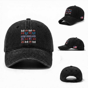 Coquette NE Football Fan Washed Cotton Baseball Cap Gift For Women TS12 Washed Cap Universal Fit Black Print Your Wear