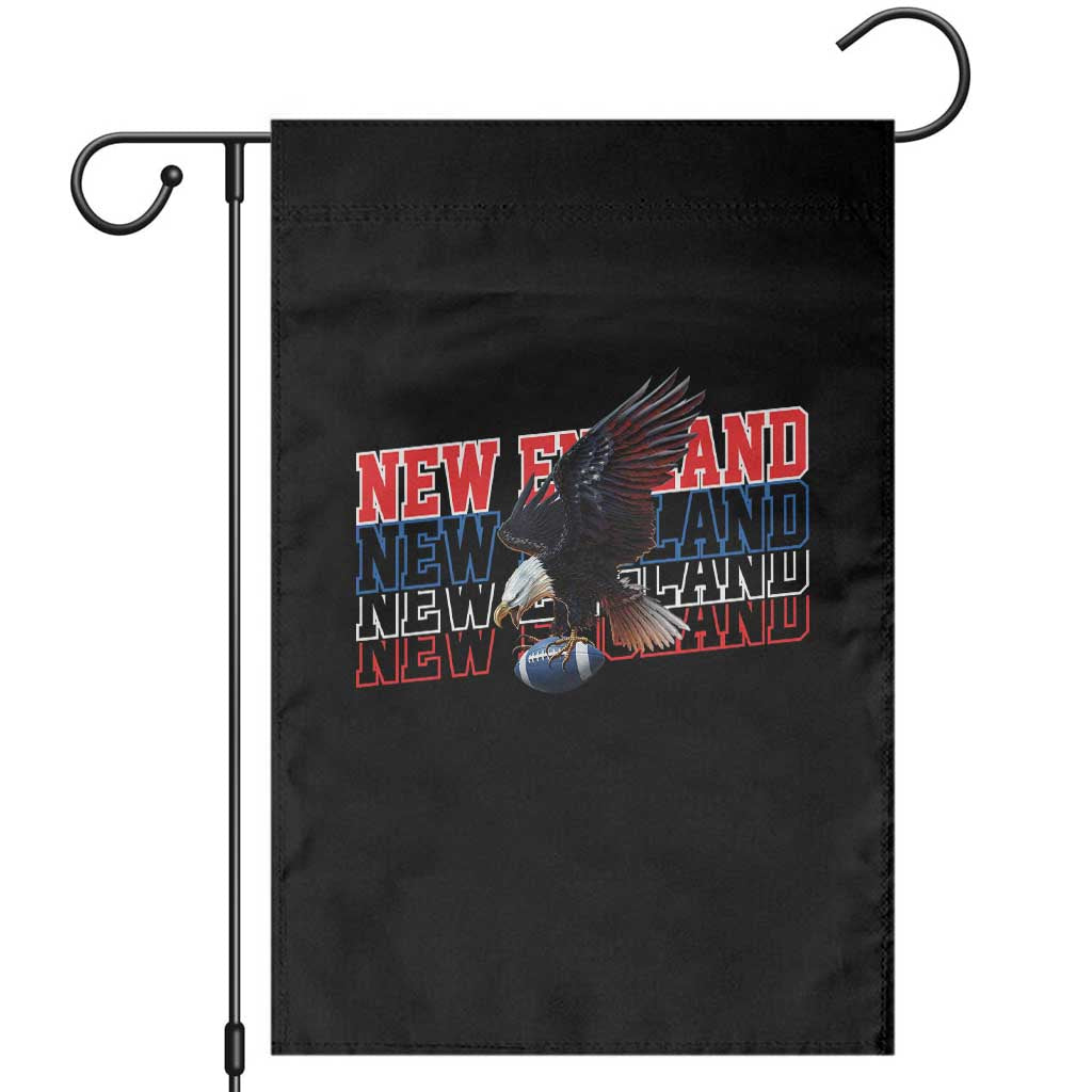 Vintage NE Football Fan Garden Flag Game Day Lover Gift TS12 Black Print Your Wear