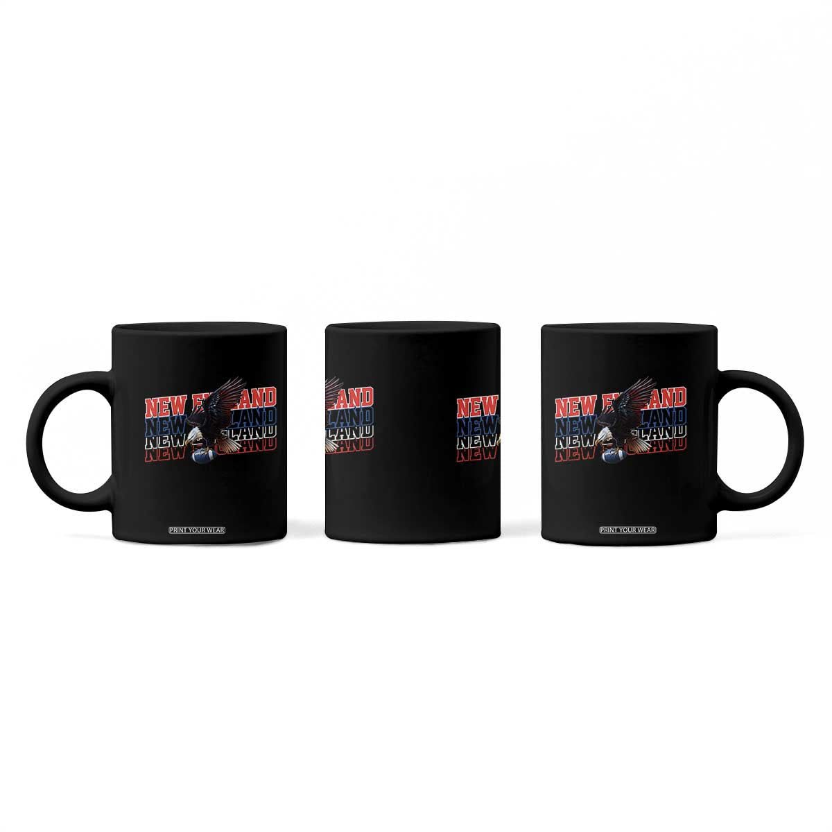 Vintage NE Football Fan Coffee Mug Game Day Lover Gift TS12 Print Your Wear