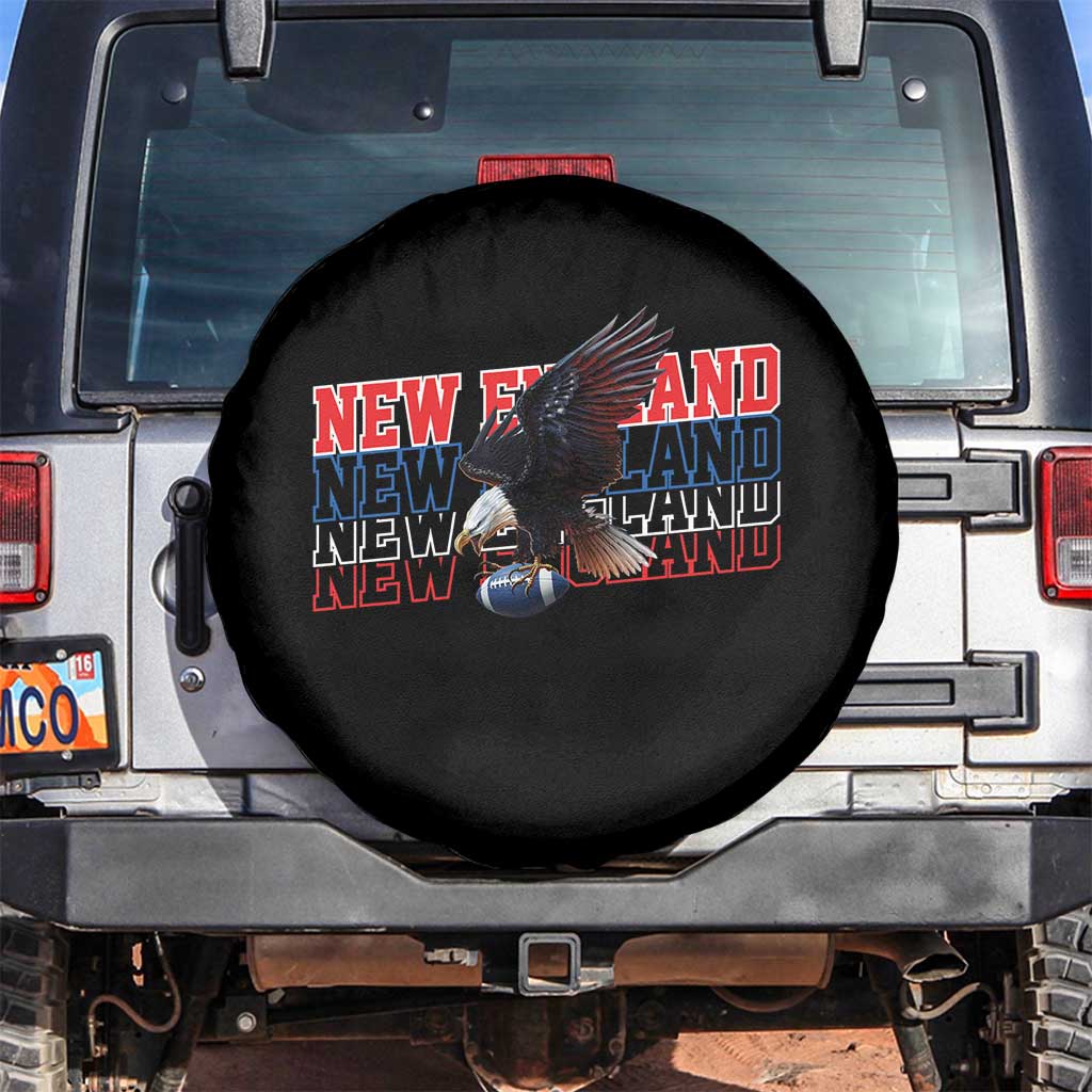 Vintage NE Football Fan Spare Tire Cover Game Day Lover Gift TS12 No hole Black Print Your Wear