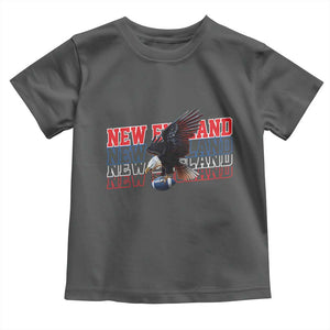 Vintage NE Football Fan Toddler T Shirt Game Day Lover Gift TS12 Dark Heather Print Your Wear