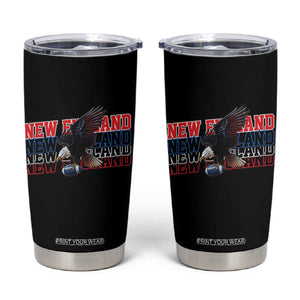 Vintage NE Football Fan Tumbler Cup Game Day Lover Gift TS12 Black Print Your Wear