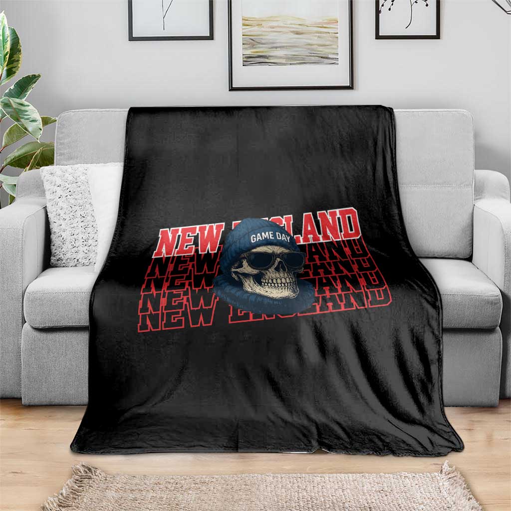 Gothic NE Football Fan Throw Blanket Game Day Lover Gift TS12 Print Your Wear