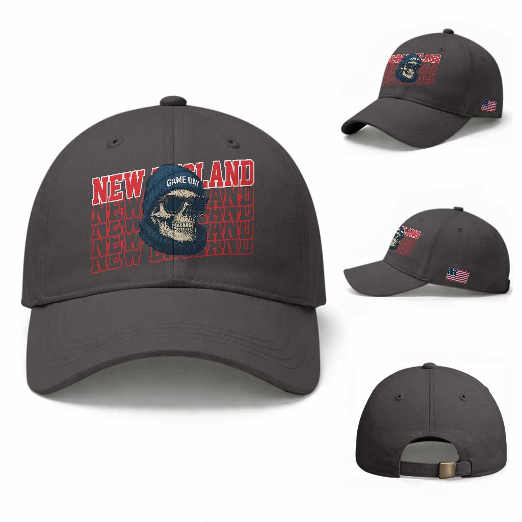 Gothic NE Football Fan Baseball Cap Game Day Lover Gift TS12 Baseball Cap Universal Fit Dark Gray Print Your Wear
