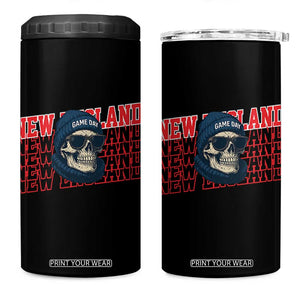 Gothic NE Football Fan 4 in 1 Can Cooler Tumbler Game Day Lover Gift TS12 One Size: 16 oz Black Print Your Wear