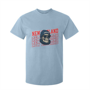 Gothic NE Football Fan T Shirt For Kid Game Day Lover Gift TS12 Light Blue Print Your Wear