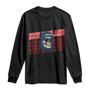 Gothic NE Football Fan Long Sleeve Shirt Game Day Lover Gift TS12 Black Print Your Wear