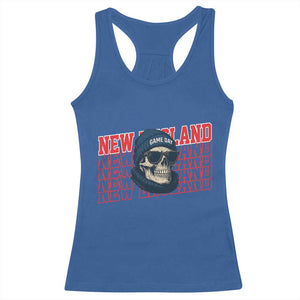 Gothic NE Football Fan Racerback Tank Top Game Day Lover Gift TS12 Royal Blue Print Your Wear