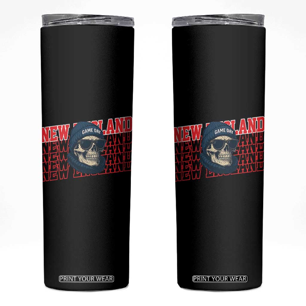 Gothic NE Football Fan Skinny Tumbler Game Day Lover Gift TS12 Black Print Your Wear