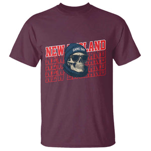 Gothic NE Football Fan T Shirt Game Day Lover Gift TS12 Maroon Print Your Wear