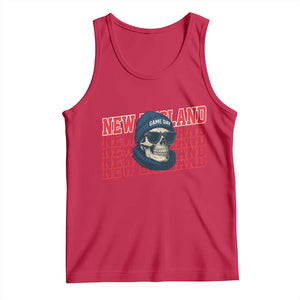 Gothic NE Football Fan Tank Top Game Day Lover Gift TS12 Red Print Your Wear