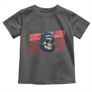 Gothic NE Football Fan Toddler T Shirt Game Day Lover Gift TS12 Dark Heather Print Your Wear