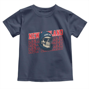 Gothic NE Football Fan Toddler T Shirt Game Day Lover Gift TS12 Navy Print Your Wear