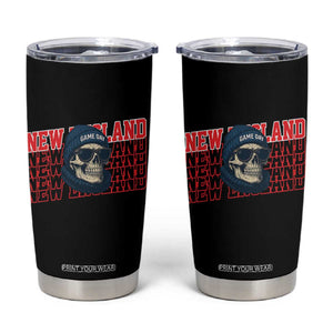 Gothic NE Football Fan Tumbler Cup Game Day Lover Gift TS12 Black Print Your Wear