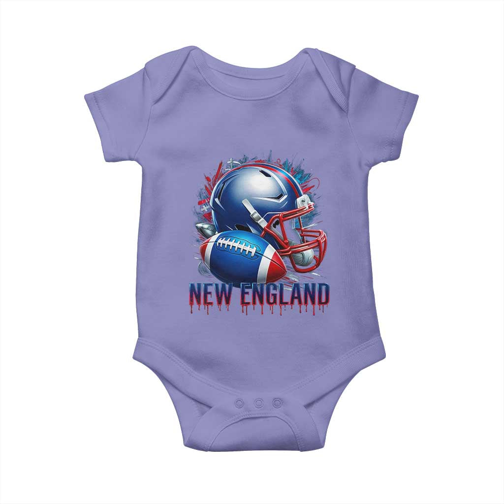 NE Football Spirit Baby Onesie Game Day Sports Fan Gift TS12 Violet Print Your Wear