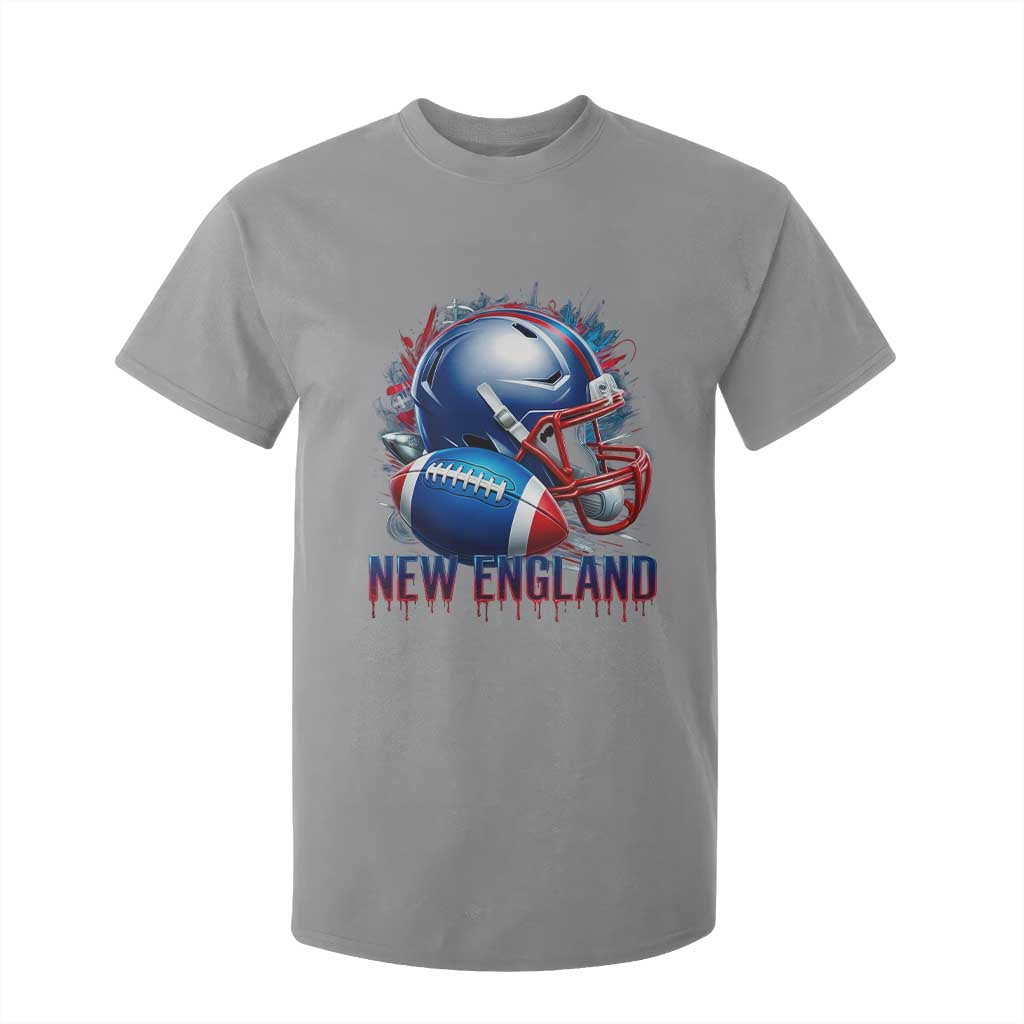 NE Football Spirit T Shirt For Kid Game Day Sports Fan Gift TS12 Sport Gray Print Your Wear