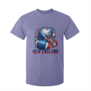NE Football Spirit T Shirt For Kid Game Day Sports Fan Gift TS12 Violet Print Your Wear
