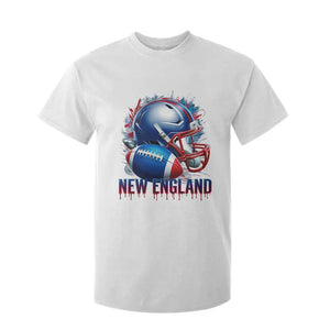 NE Football Spirit T Shirt For Kid Game Day Sports Fan Gift TS12 White Print Your Wear