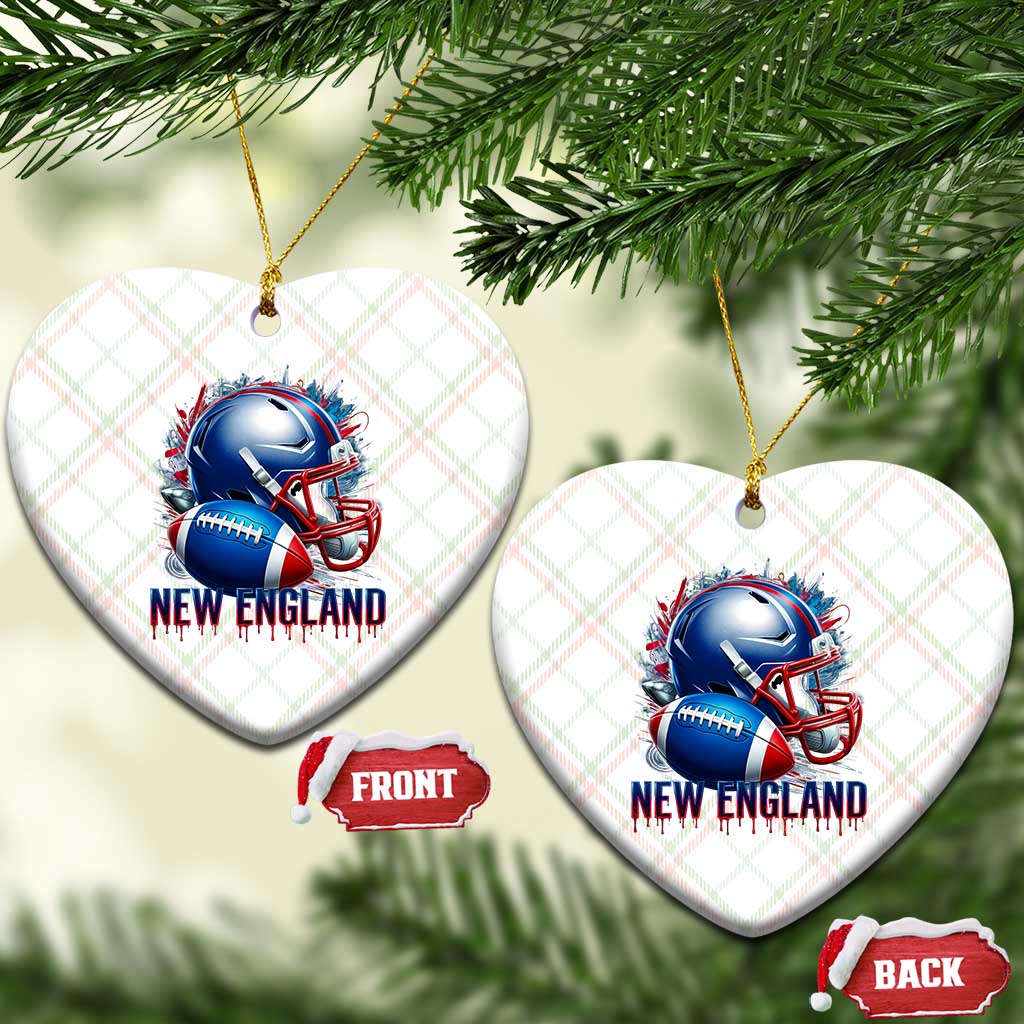 NE Football Spirit Ceramic Ornament Game Day Sports Fan Gift TS12 Print Your Wear