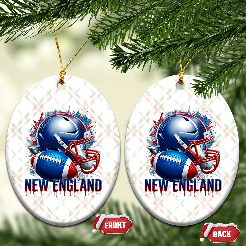 NE Football Spirit Ceramic Ornament Game Day Sports Fan Gift TS12 Print Your Wear