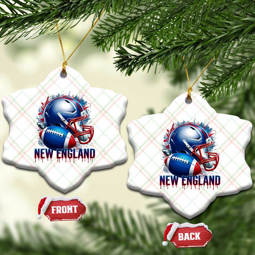 NE Football Spirit Ceramic Ornament Game Day Sports Fan Gift TS12 Print Your Wear