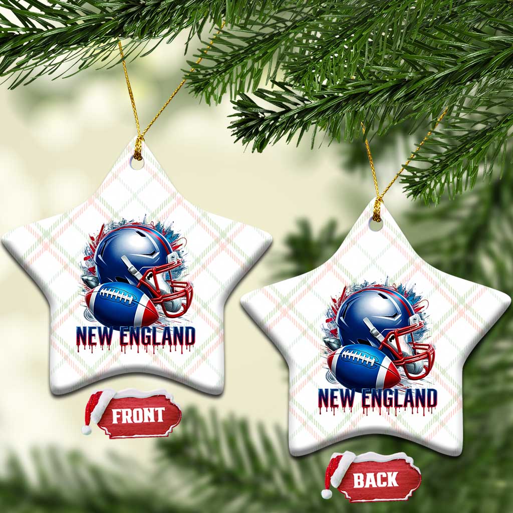 NE Football Spirit Ceramic Ornament Game Day Sports Fan Gift TS12 Print Your Wear