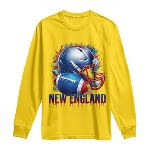 NE Football Spirit Long Sleeve Shirt Game Day Sports Fan Gift TS12 Daisy Print Your Wear