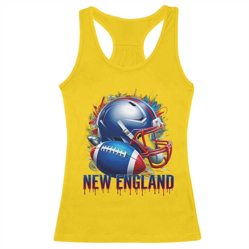 NE Football Spirit Racerback Tank Top Game Day Sports Fan Gift TS12 Daisy Print Your Wear