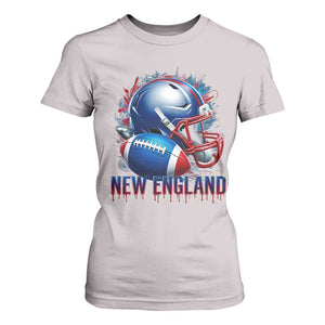 NE Football Spirit T Shirt For Women Game Day Sports Fan Gift TS12 Ice Gray Print Your Wear