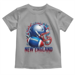 NE Football Spirit Toddler T Shirt Game Day Sports Fan Gift TS12 Sport Gray Print Your Wear
