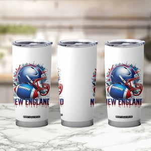 NE Football Spirit Tumbler Cup Game Day Sports Fan Gift TS12 Print Your Wear