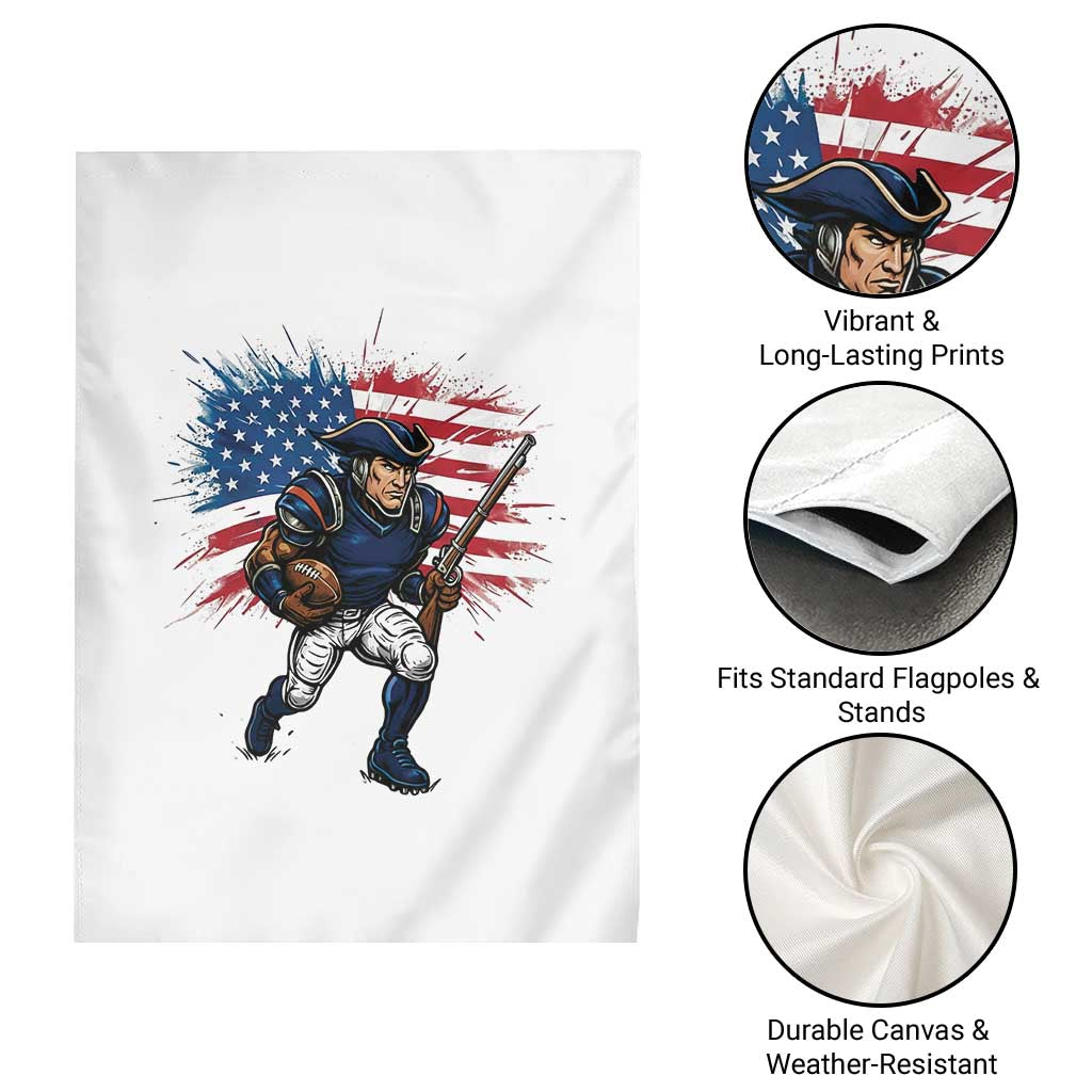 NE Football Fan Supporter Garden Flag American Flag Pride Gift TS12 Print Your Wear