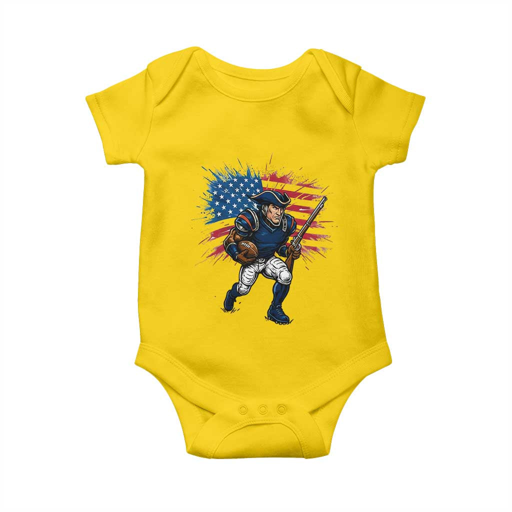 NE Football Fan Supporter Baby Onesie American Flag Pride Gift TS12 Daisy Print Your Wear