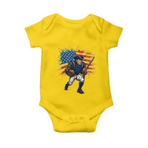 NE Football Fan Supporter Baby Onesie American Flag Pride Gift TS12 Daisy Print Your Wear