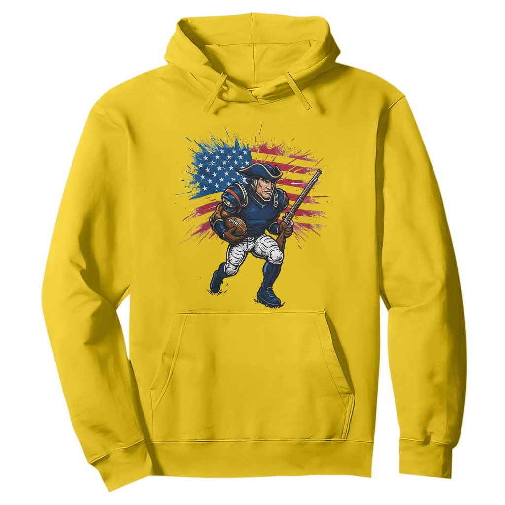 NE Football Fan Supporter Hoodie American Flag Pride Gift TS12 Daisy Print Your Wear