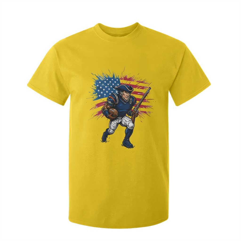 NE Football Fan Supporter T Shirt For Kid American Flag Pride Gift TS12 Daisy Print Your Wear