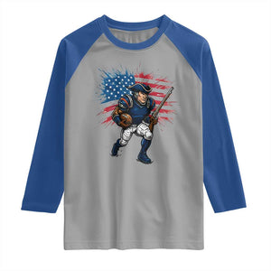 NE Football Fan Supporter Raglan Shirt American Flag Pride Gift TS12 Sport Gray Royal Print Your Wear